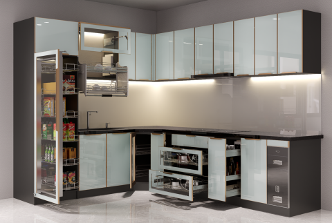 Cắt Kính Trang Trí Nội Thất Theo Yêu Cầu – Ứng Dụng Đẹp Cho Tủ Bếp, Tủ Áo, Giường Ngủ